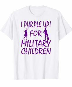 I Purple Up 2019 Shirt, For The Month Of The Military Child