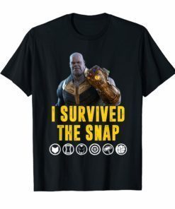 I Survived the Snap Funny Gift Hero T-Shirt