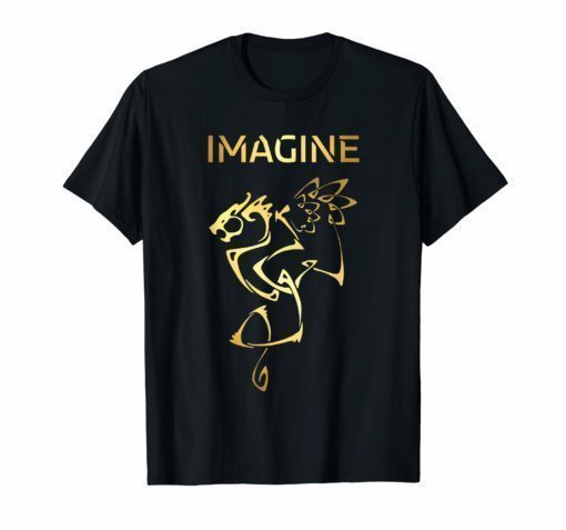 IMAGINE Fantasy Dragon Tattoo Style Shirt