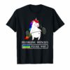 Installing Muscles Please Wait Loading Unicorn Tee Shirt