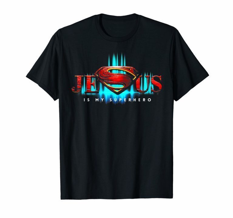 Jesus is my Superhero Tee Shirt - Reviewshirts Office