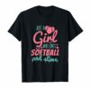 Just A Girl Who Loves Softball And Slime Tee Shirts