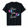 Keeper Of Gender Reveal Party Baby Announcement Tshirt Gifts