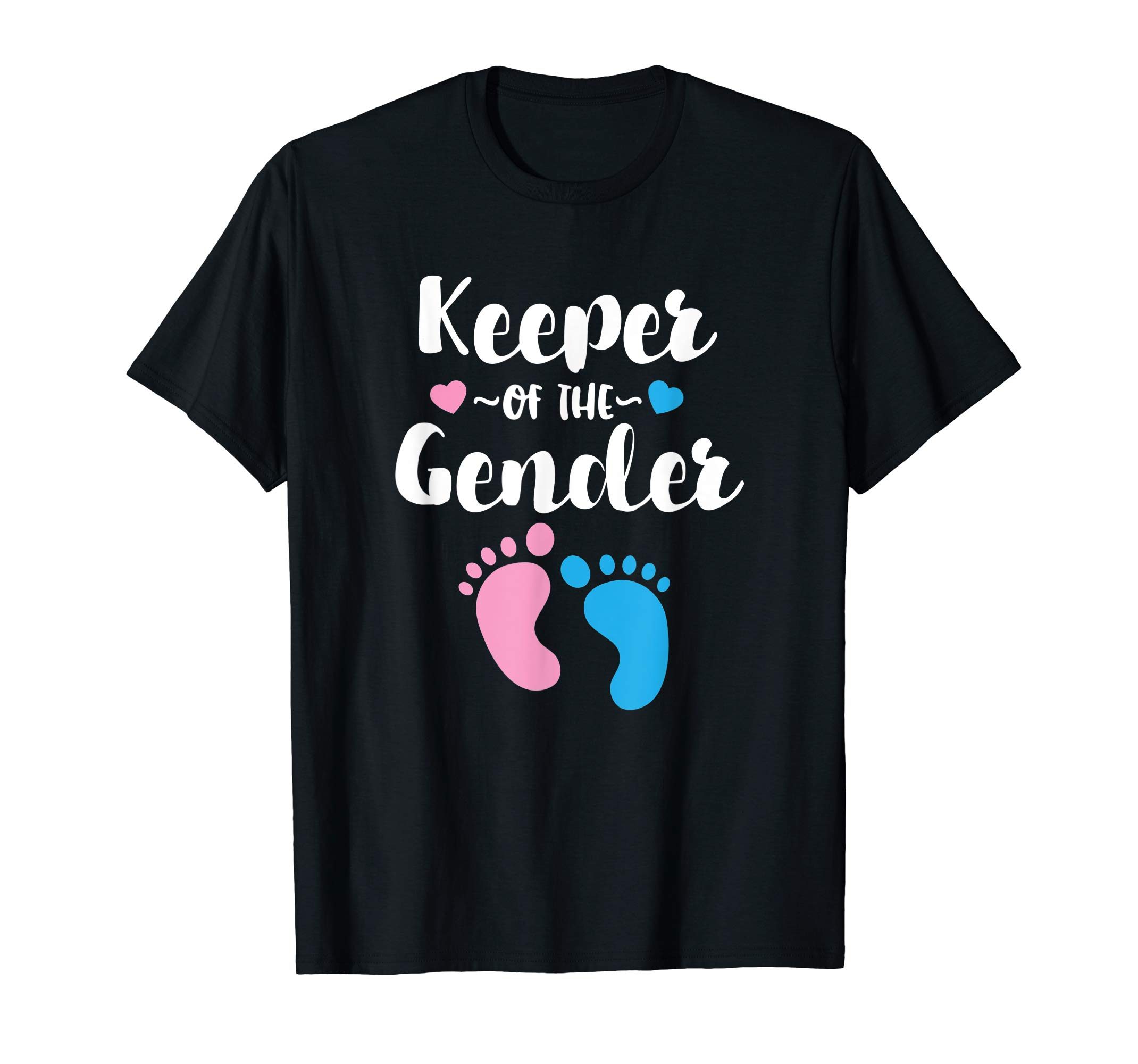 Keeper Of The Gender Shirt Cute Baby Reveal Announcement Tee ...