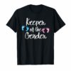 Keeper of Gender reveal party idea baby announcement Tshirt