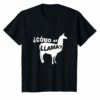 Kids Como se llama Funny Lama Saying T-Shirt for Children