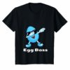 Kids Dabbing Easter Egg Boss TShirt For Boys