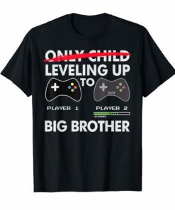 Leveling Up to Big Brother Shirt Promoted to Big Brother