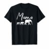 MAMA Shirt ELEPHANT Mother's Day Gifts Mommy Mom Best Top