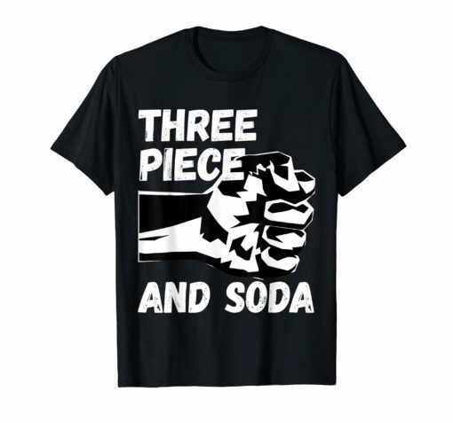 MMA Punch Combination 3 Piece And A Soda Three Punches Combo T-Shirt