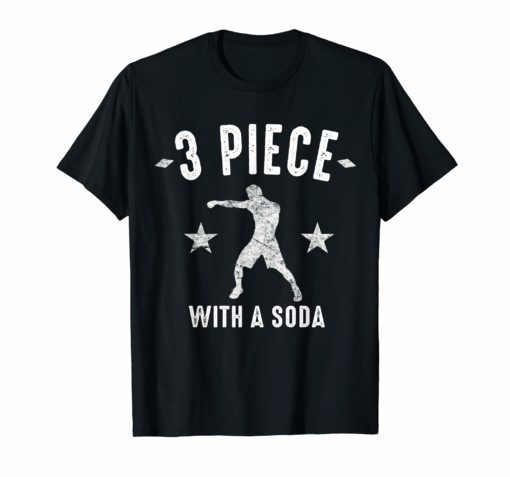 MMA Punch Combination T-Shirt Three Piece With A Soda