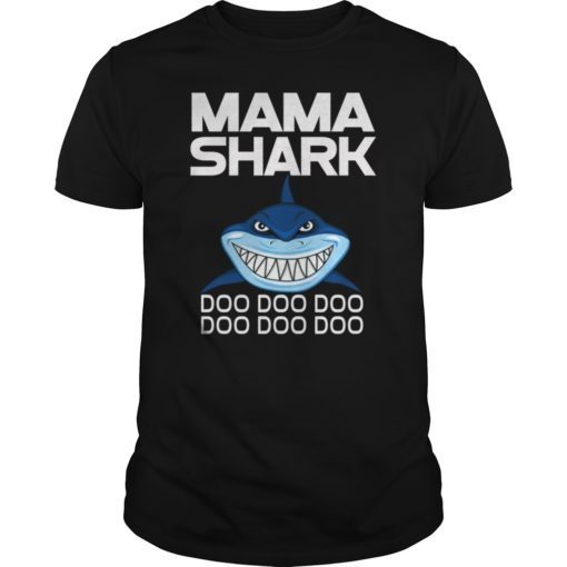 Mama Shark Shirt Doo Doo Doo Gift Shark