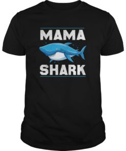 Mama Shark Shirt Funny Family Matchings Shirt