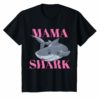 Mama Shark Tshirt Cute Gift for Moms