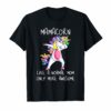 Mamacorn Like A Mom Only Awesome Dabbing Unicorn T-Shirt