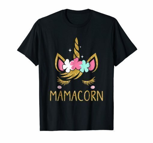 Mamacorn Unicorn Mama T-Shirt Mother's Day Gift