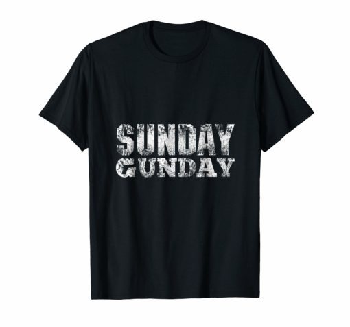 Mens T shirt Sunday Gunday