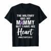 Military Child Month Purple Up Heart Mommy Pride T Shirt