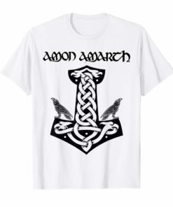 Mjolnir and Ravens Thors Hammer Viking T Shirt