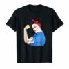 Mom Life Tattoo Heart Girl Power Pinup Retro Mommy T-Shirt