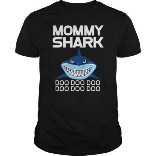 Mommy Shark Shirt Doo Doo Doo Mothers Day Gift