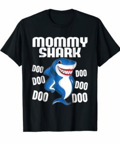 Mommy Shark T-shirt Doo Doo Doo - Mother's Day Gift Tee 1