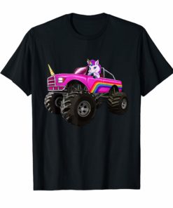 Monster Truck Unicorn T Shirt