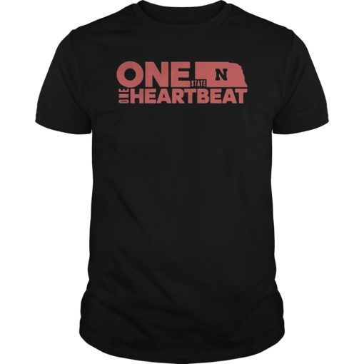 Nebraska Football One State One Heartbeat TShirt