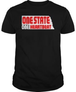 Nebraska one State one Heartbeat Shirt