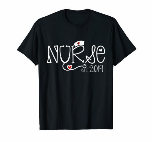 New Nurse Est 2019 T Shirt