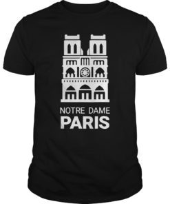 Notre Dame Paris France T-Shirt French Cathedral