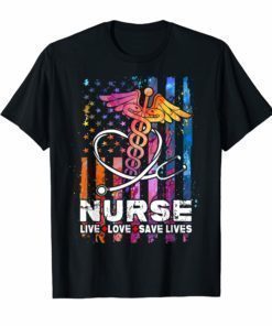 Nurse Live Love Save Lives Cute Gift Tee Shirt