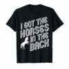Old Town Road Horses In The Back Country Rap Music Shirt