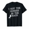 Old Town Road Horses In The Back Country Rap Music T-Shirt