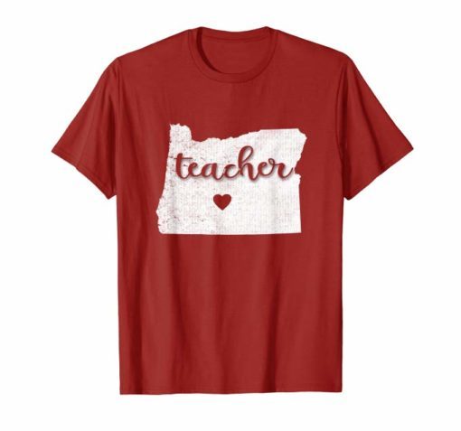 Oregon Teacher Protest Red for Ed T Shirt