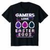 PIXEL GAMERS LOVE EASTER EGGS EGG HUNTING VIDEO GAME T-SHIRT