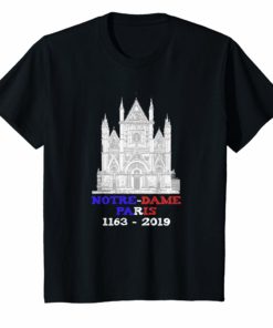 Paris France City Notre-Dame Cathedral Gift Shirt