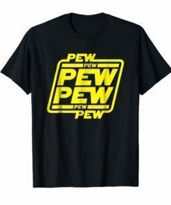 Pew Yellow T Shirt Funny For Mens Kids Girls 2019
