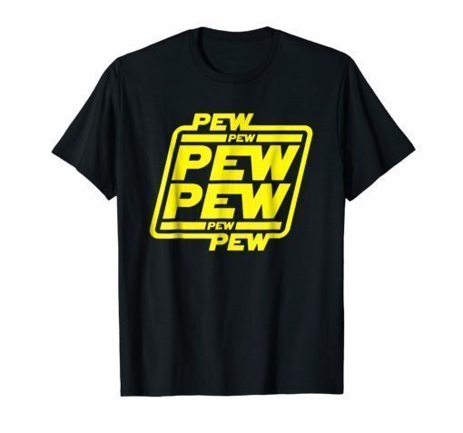 Pew Yellow T Shirt Funny For Mens Kids Girls 2019