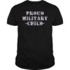 Proud Military Child Purple T-Shirts
