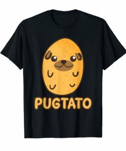 Pugtato Shirt Cool Awesome Pug Dog Breed T-shirt Gift