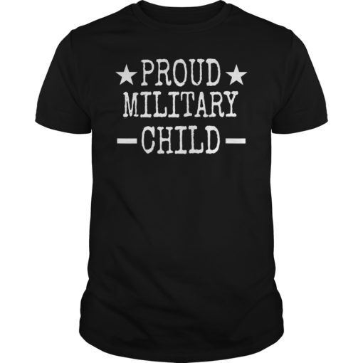 Purple Proud Military Child Shirt