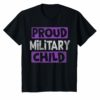 Purple Proud Military Child Shirt Appreciation Gifts