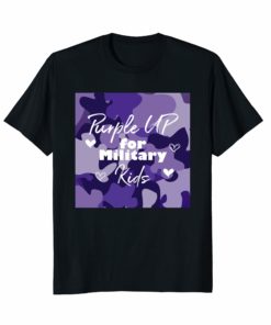 Purple Up For Military Kids Awareness Shirt