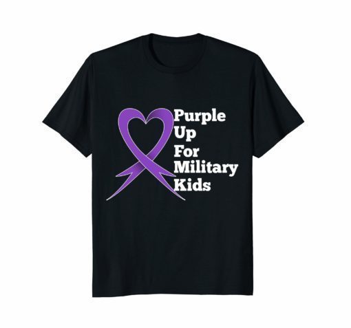 Purple Up For Military Kids T-Shirt