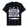 Purple Up For Military kids Month Of The Military Child Tees