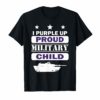 Purple Up For Military kids Month Of The Military Child Tees