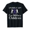 Purple up shirt, for the month of the military Child