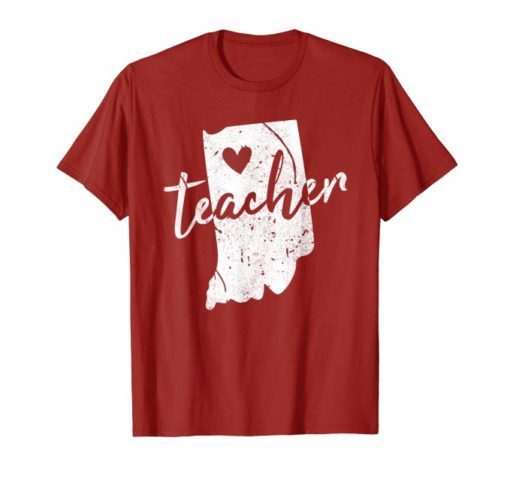 Red For Ed Indiana Teacher T Shirts RedForEd Tee Shirt.