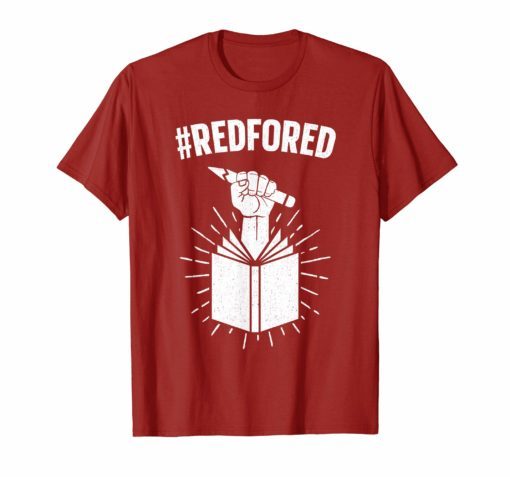 Red For Ed T-Shirt Teachers Strike Educator Walkout Shirt